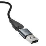 Statik Kaapeli 360 Pro USB-C/Lightning/Micro-USB 1m Musta