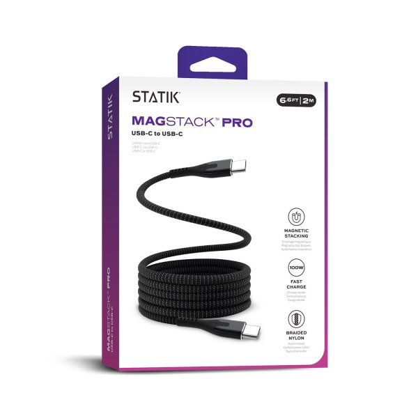 Statik Kabel MagStack Pro USB-C/USB-C 2 m Musta