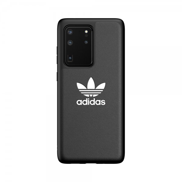 Adidas Samsung Galaxy S20 Ultra Kuori OR Moulded Case Trefoil Musta