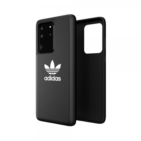Adidas Samsung Galaxy S20 Ultra Kuori OR Moulded Case Trefoil Musta