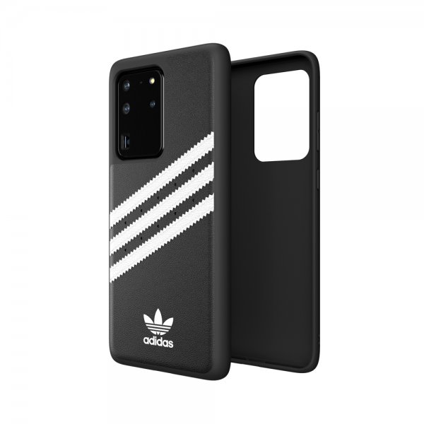 Adidas Samsung Galaxy S20 Ultra -kuori TAI 3 Stripes Snap Case, musta