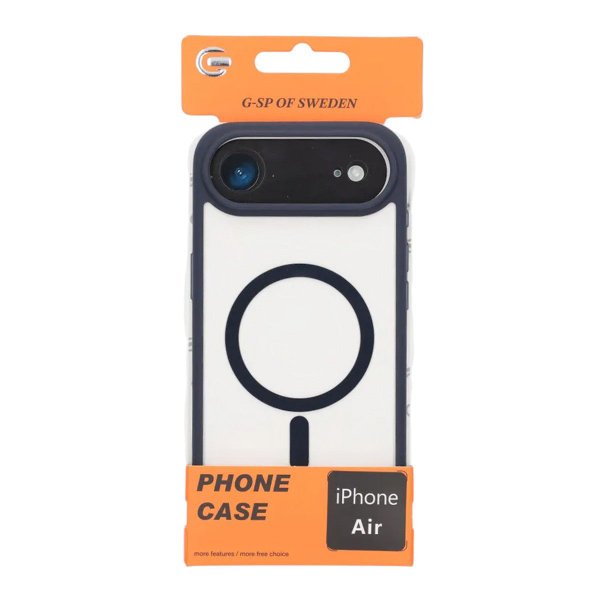 iPhone Air Kuori Kamerakehys MagSafe Sininen Läpinäkyvä
