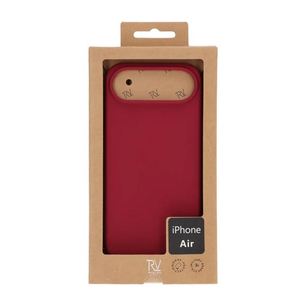 Rvelon iPhone Air -silikonikuori MagSafe, punainen