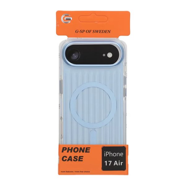 iPhone Air -kotelo, aallotettu, MagSafe, vaaleansininen