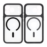 iPhone 17 Pro Max Kuori Kameralinssisuoja MagSafe Musta Läpinäkyvä