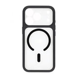 iPhone 17 Pro -kuoret kamerasuojalla MagSafe, läpinäkyvä/musta