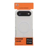 iPhone Air -kuori, TPU, MagSafe, valkoinen, läpinäkyvä