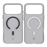 Rvelon iPhone 17 Pro Max Kuori Korrugoitu MagSafe Musta