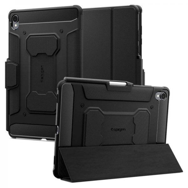 Spigen Samsung Galaxy Tab S11 Suojakotelo Rugged Armor Pro Mattamusta