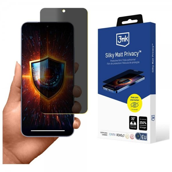 3mk Xiaomi 15 Näytönsuoja Silky Matt Privacy