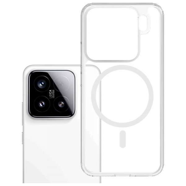 3mk Xiaomi 15 Kuori Armor MagCase Läpinäkyvä