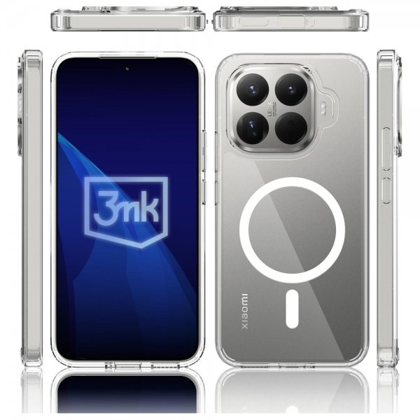 3mk Xiaomi 15T Pro Kuori Armor MagCase Läpinäkyvä