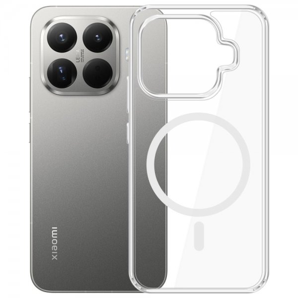 3mk Xiaomi 15T Pro Kuori Armor MagCase Läpinäkyvä