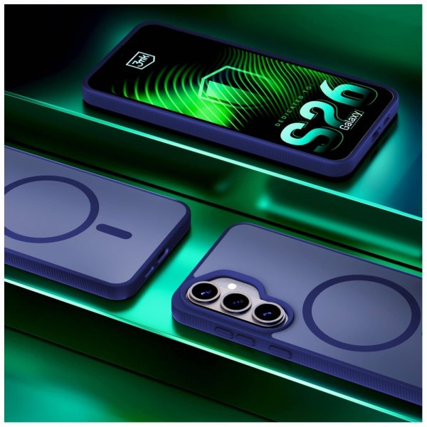 3mk Samsung Galaxy S26 Kuori Smoke MagCase Sininen