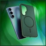3kpl Samsung Galaxy S26 Suojakuori Smoke MagCase Vihreä