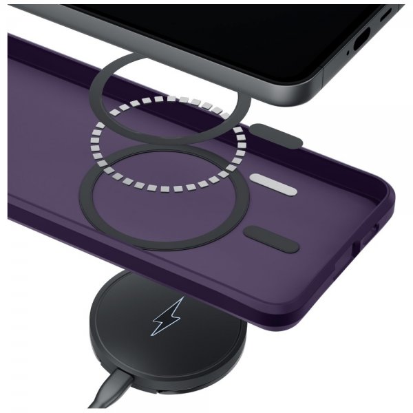 3kpl Samsung Galaxy S26 Suojakuori Smoke MagCase Violetti