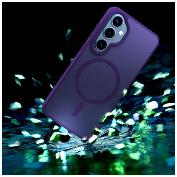 3mk Samsung Galaxy S26 Plus Kuori Smoke MagCase Violetti