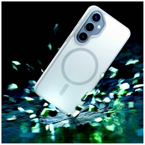 3kpl Samsung Galaxy S26 Plus -suojakuori Smoke MagCase Valkoinen
