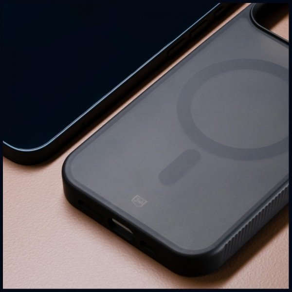 3mk Samsung Galaxy A37 -suojakuori Smoke MagCase, musta