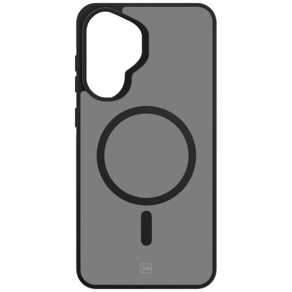 3mk Samsung Galaxy A37 -suojakuori Smoke MagCase, musta