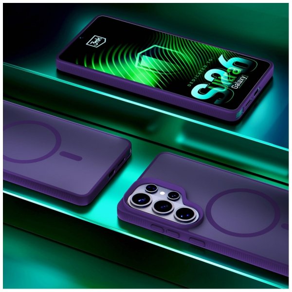 3mk Samsung Galaxy S26 Ultra Kuori Smoke MagCase Violetti