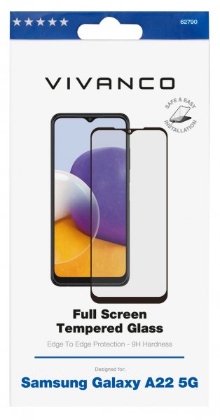 Vivanco Samsung Galaxy A22 5G Näytönsuoja Koko näyttö