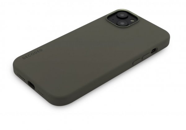 Decoded iPhone 14 Plus Silicone Backcover Oliivinvihreä