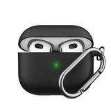 KeyBudz PodSkinz HyBridShell Series Airpods 3 -suojakuori, musta