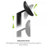 Mophie Langaton Laturi 3-in-1 Extendable Stand MagSafe