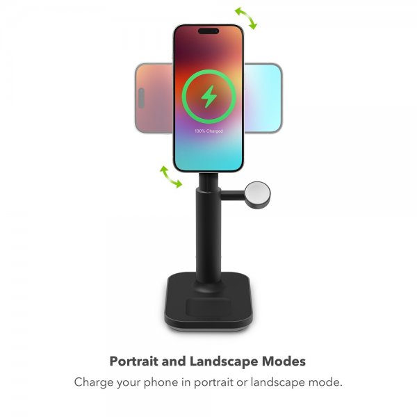 Mophie Langaton Laturi 3-in-1 Extendable Stand MagSafe