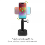 Mophie Langaton Laturi 3-in-1 Extendable Stand MagSafe