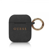 Guess AirPods (1/2) Kuori logolla, musta