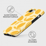 Burga iPhone 16e/17e Suojakuori Tough Lemon Tart