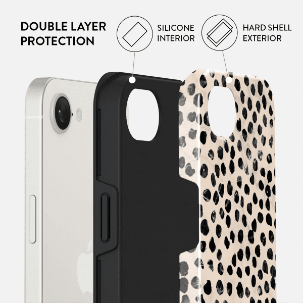 Burga iPhone 16e/iPhone 17e Suojakuori Tough Almond Latte
