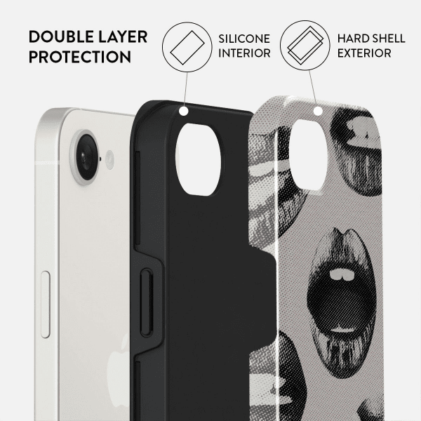 Burga iPhone 16e/17e -suojakuori Tough Next Mistake