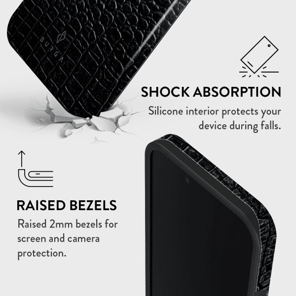 Burga iPhone 16e/iPhone 17e Tough-suojakuori Reaper's Touch