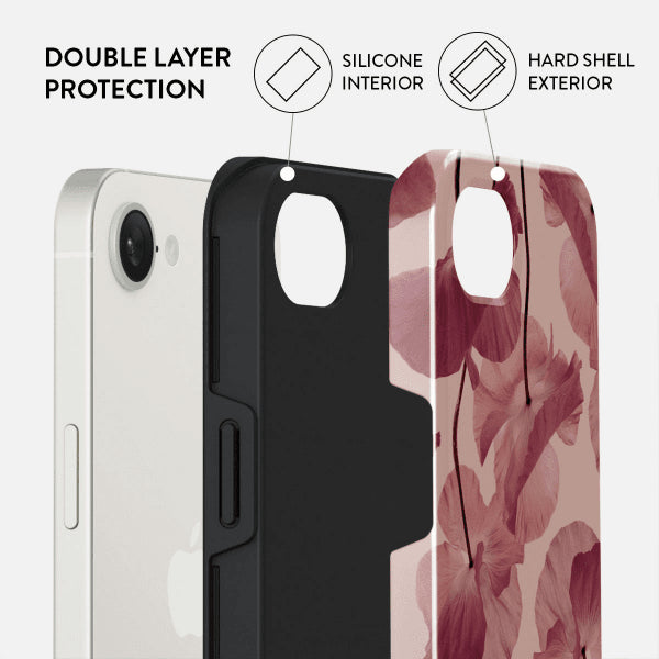 Burga iPhone 16e/iPhone 17e Tough Tender Kiss -suojakuori