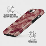 Burga iPhone 16e/iPhone 17e Tough Tender Kiss -suojakuori