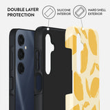 Burga Samsung Galaxy A16 Tough-suojakuori Lemon Tart