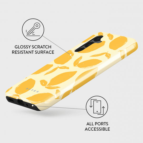 Burga Samsung Galaxy A16 Tough-suojakuori Lemon Tart