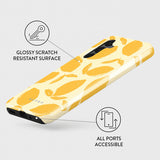 Burga Samsung Galaxy A16 Tough-suojakuori Lemon Tart