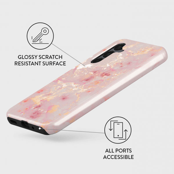 Burga Samsung Galaxy A16 Tough Golden Coral -suojakuori