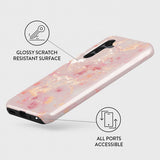Burga Samsung Galaxy A16 Tough Golden Coral -suojakuori