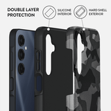 Burga Samsung Galaxy A16 kuori Tough Night Black Camo