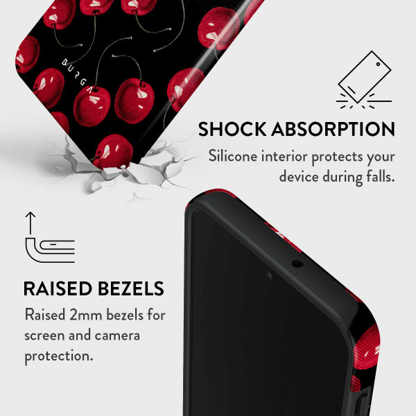Burga Samsung Galaxy A16 Tough Cherrybomb -suojakuori