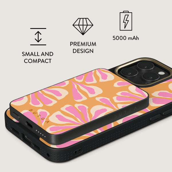 Burga Powerbank MagSafe 5000 mAh Aloha Harmaa
