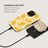 Burga Powerbank MagSafe 5000 mAh Lemon Tart Harmaa