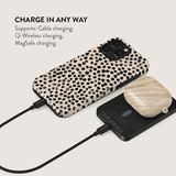 Burga Powerbank MagSafe 5000 mAh Almond Latte Harmaa