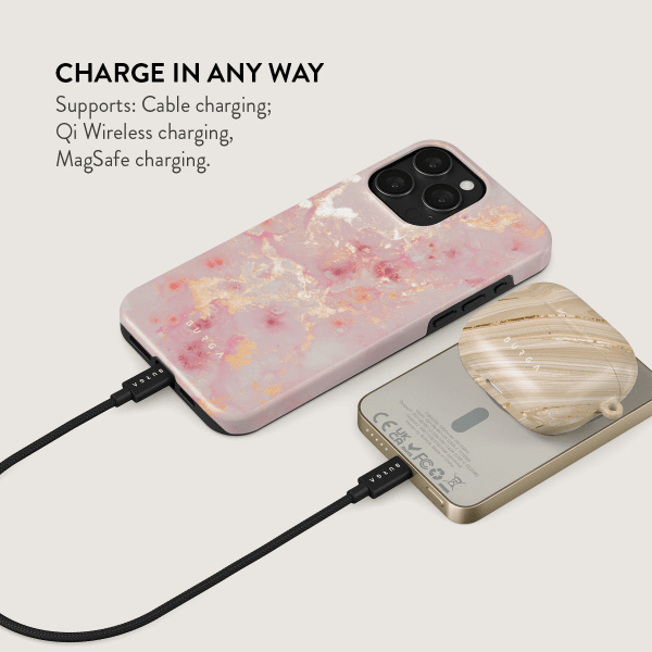 Burga Powerbank MagSafe 5000 mAh Golden Coral kulta