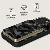 Burga Powerbank MagSafe 5000 mAh Night Black Camo Kulta